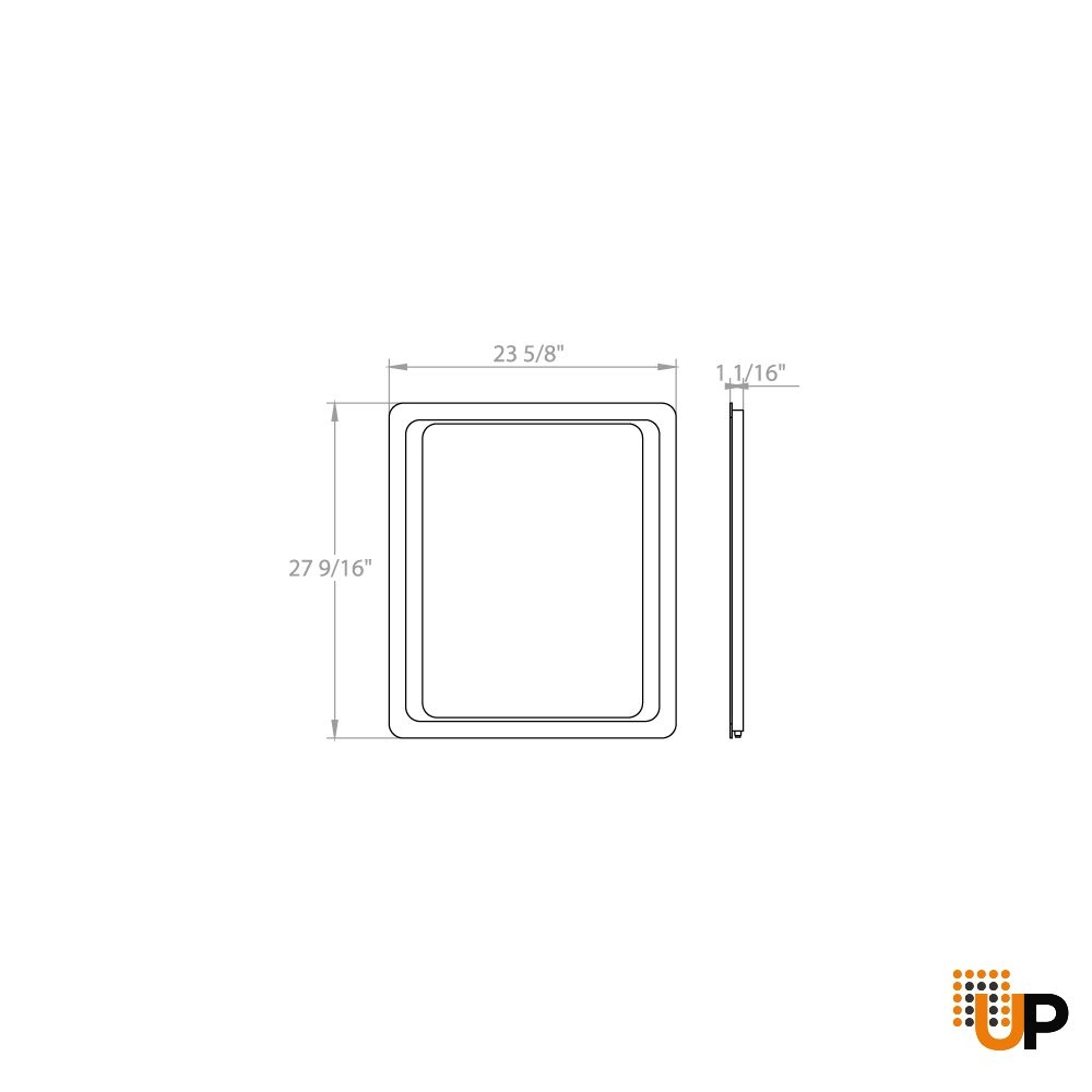 Led Mirror For Bath Vanity Omega Collection - 24" photo#3