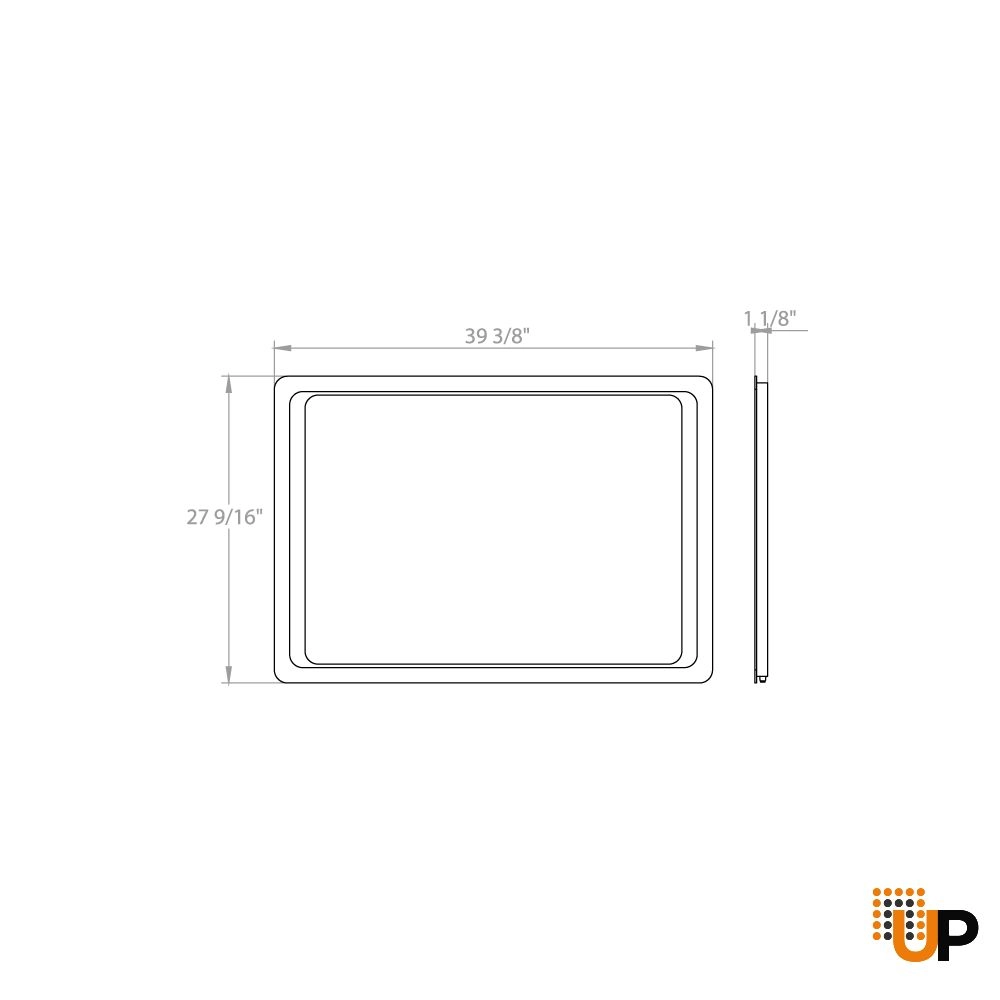 Led Mirror For Bath Vanity Omega Collection - 40" photo#3