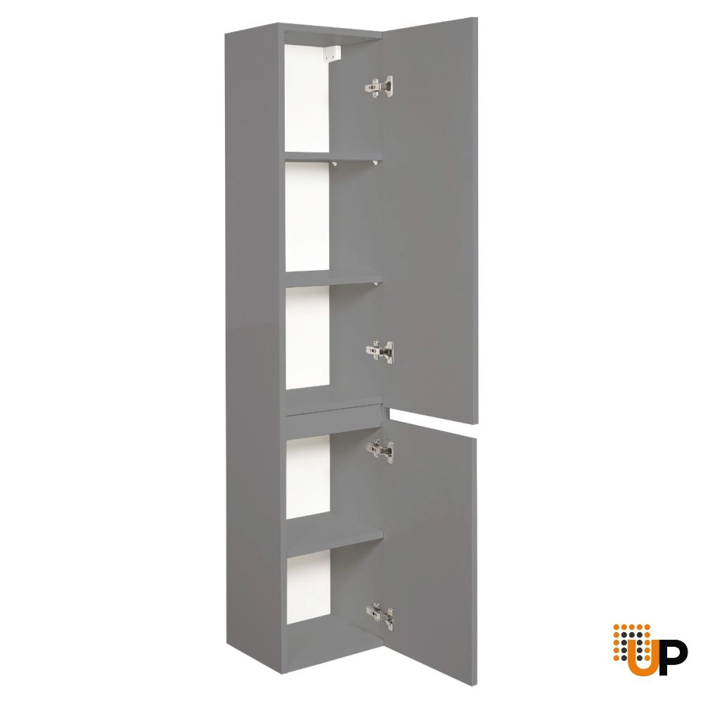 Side Vanity Cabinet Niagara, Grey Mattl, 16" photo#2