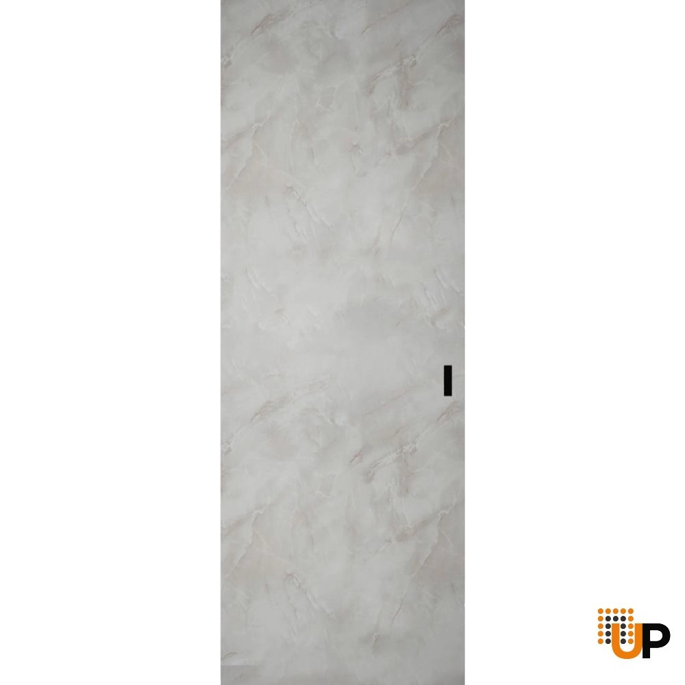 Single solid wood with honeycomb sliding modern interior hidden barn door | Planum 0010 Onyx | 28 x 80 photo#1