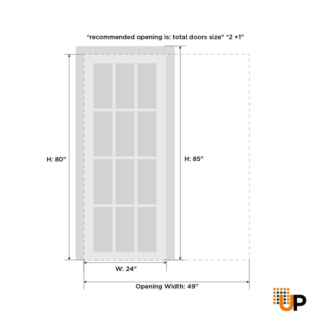 Single solid wood with honeycomb sliding flush interior pocket door | Planum 0990 Painted White | 24 x 80 photo#4