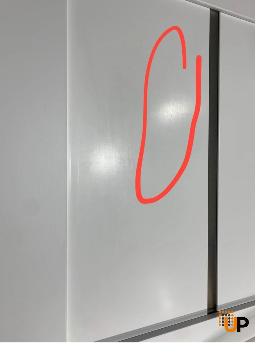 Quadro 4088 interior door slab 32x80 white Photo #7