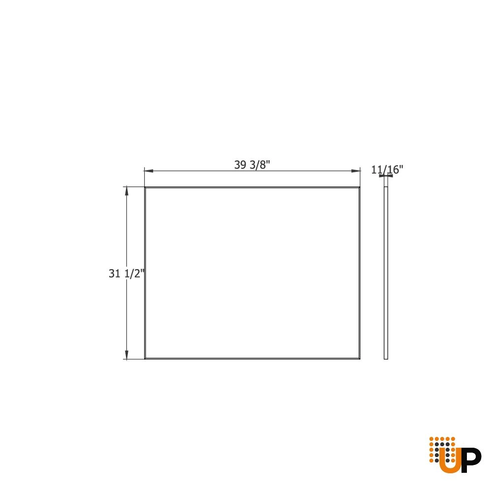 Mirror For Bath Vanity Simple Collection - 40" photo#2
