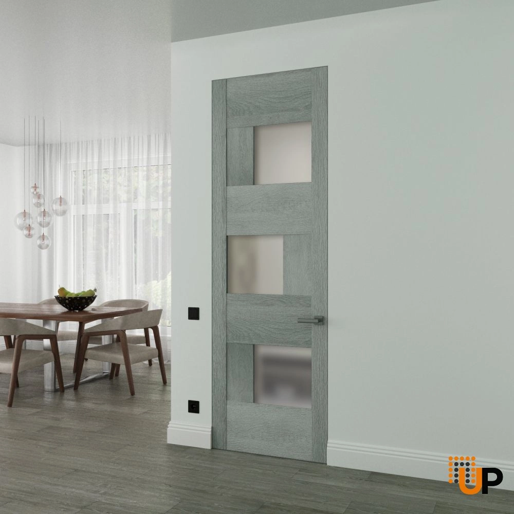 Sete 6933 interior frameless doors 18x80 grey Photo #2