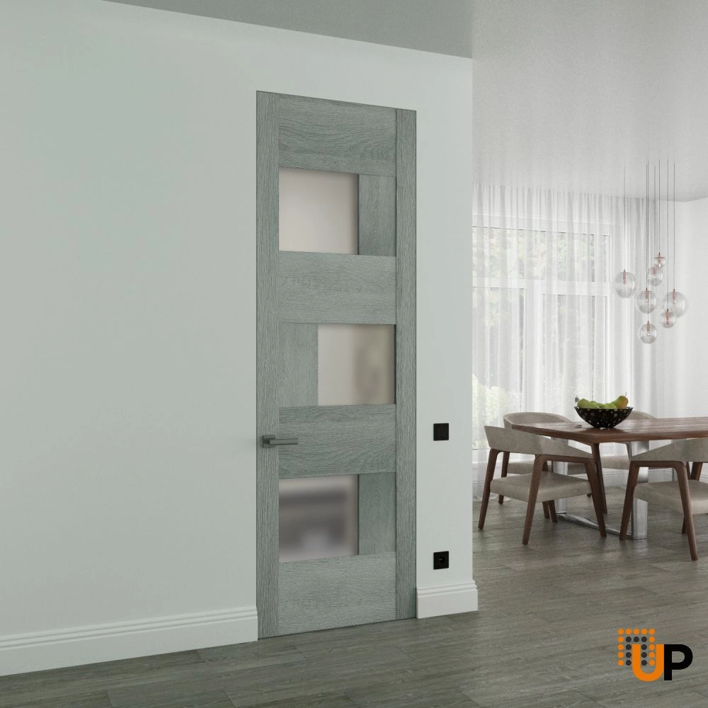 Sete 6933 interior frameless doors 18x80 grey Photo #2