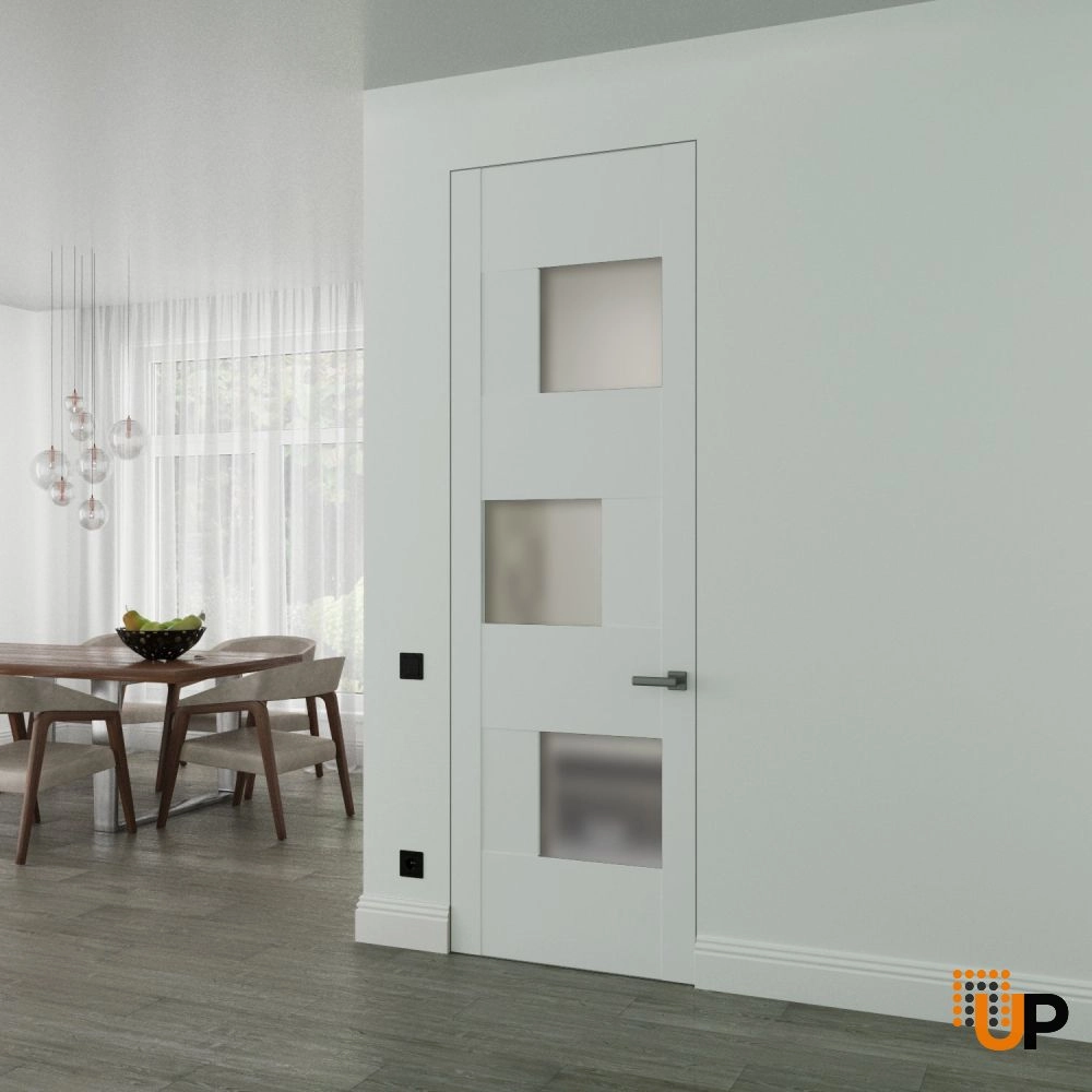 Sete 6933 interior frameless doors 18x80 white Photo #2