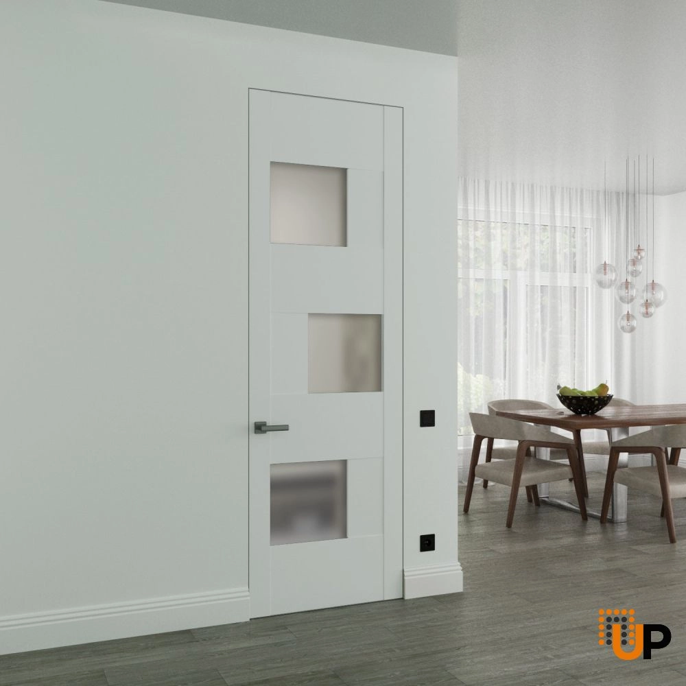 Sete 6933 interior frameless doors 18x80 white Photo #2
