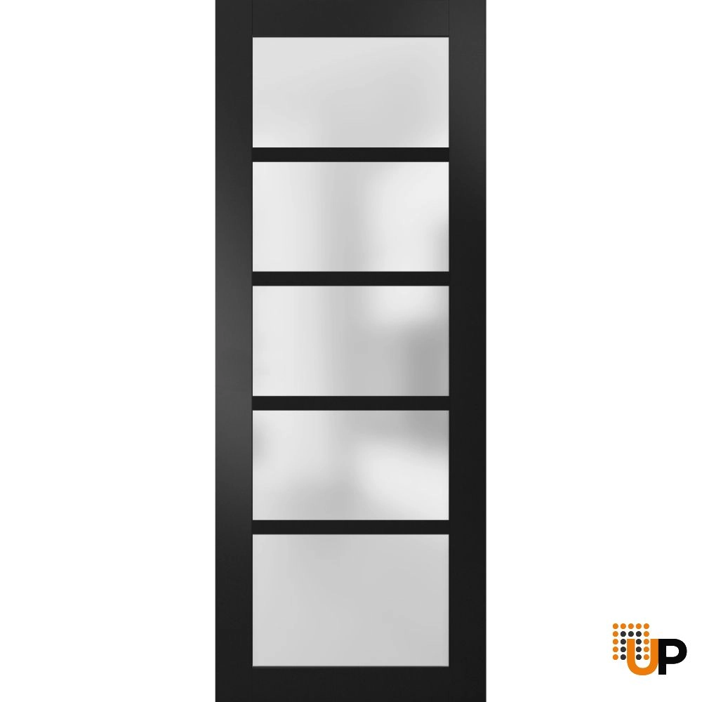 Quadro 4002 interior door slab 30x80 black Photo #2