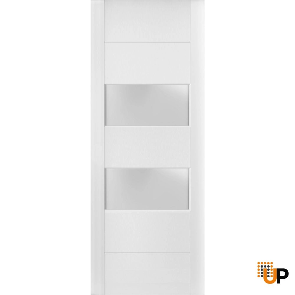 Lucia 4010 interior door slab 24x96 white Photo #1