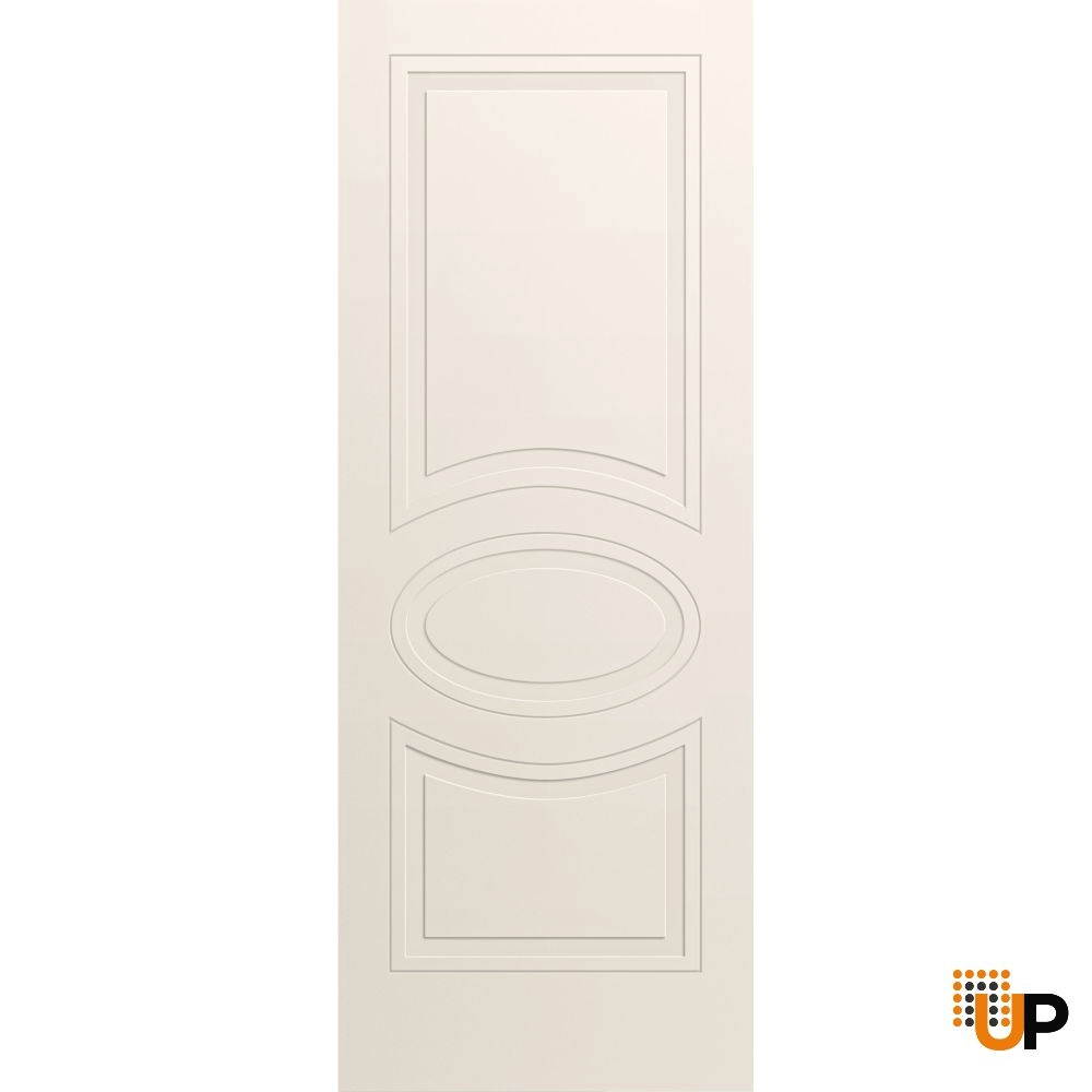 Single solid core interior door slab | Mela 7001 Painted Creamy | 18 x 80 photo#1