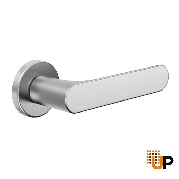 Door Euro Handle SPOT for Magnetic Lock, Satin Chrome, Passage photo#1