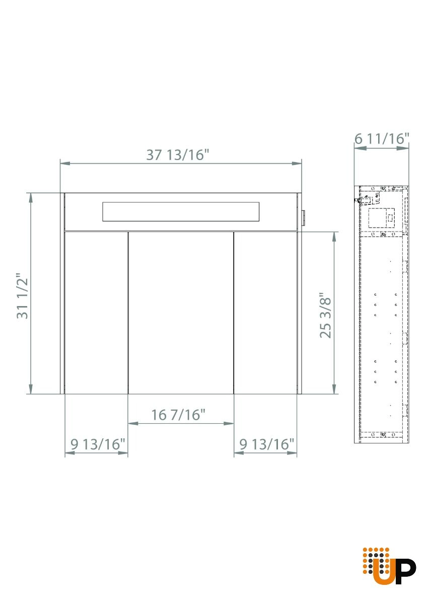 Medical Cabinet Spring collection -40" white matt photo#3