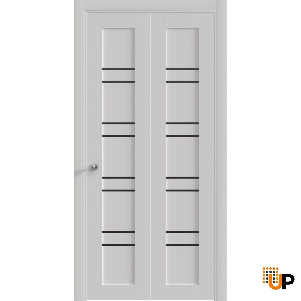Double solid core sliding interior bi-fold door | Basic 4901 White | 36 x 80 photo#1