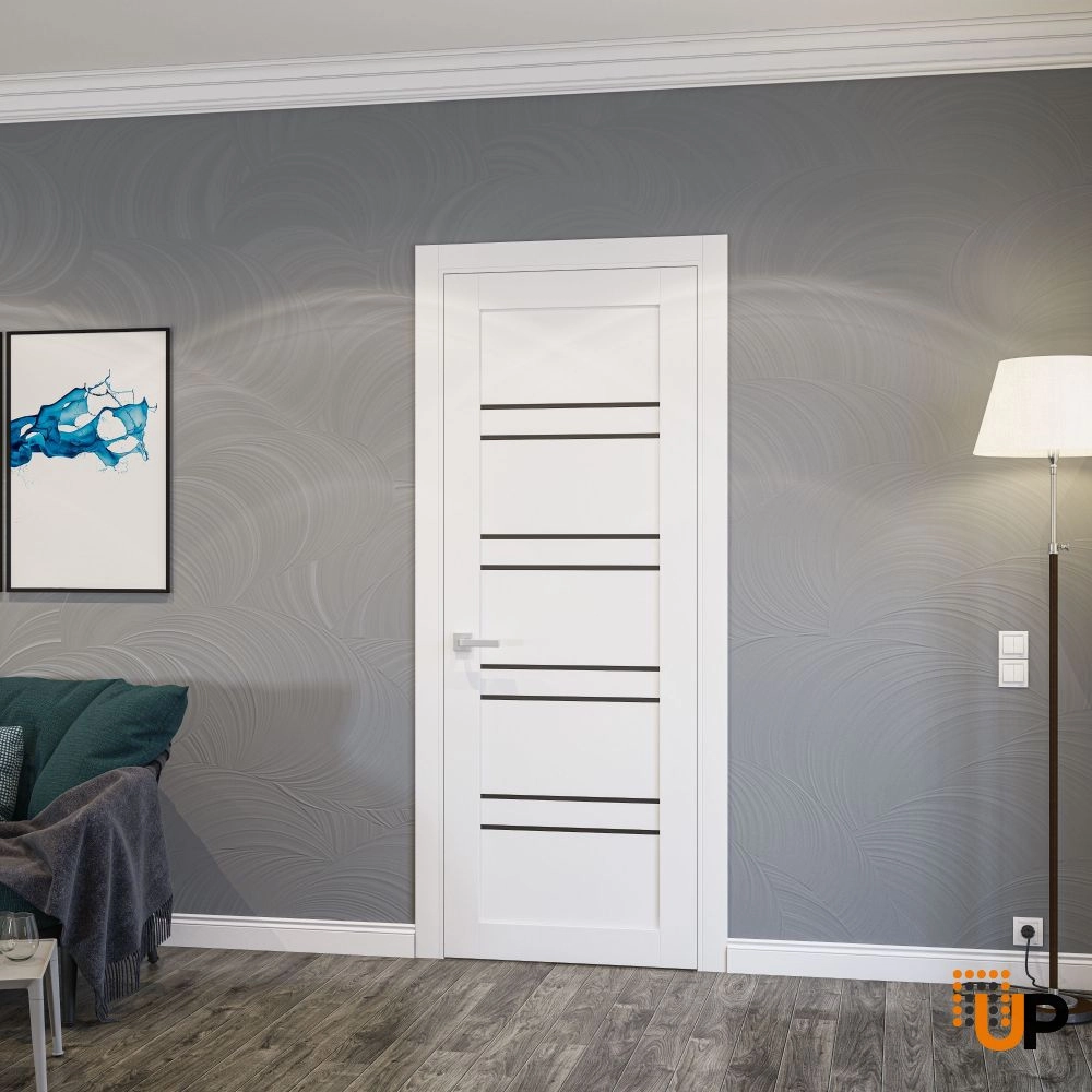 Single solid core interior swing door | Basic 4901 White | 18 x 80 photo#2