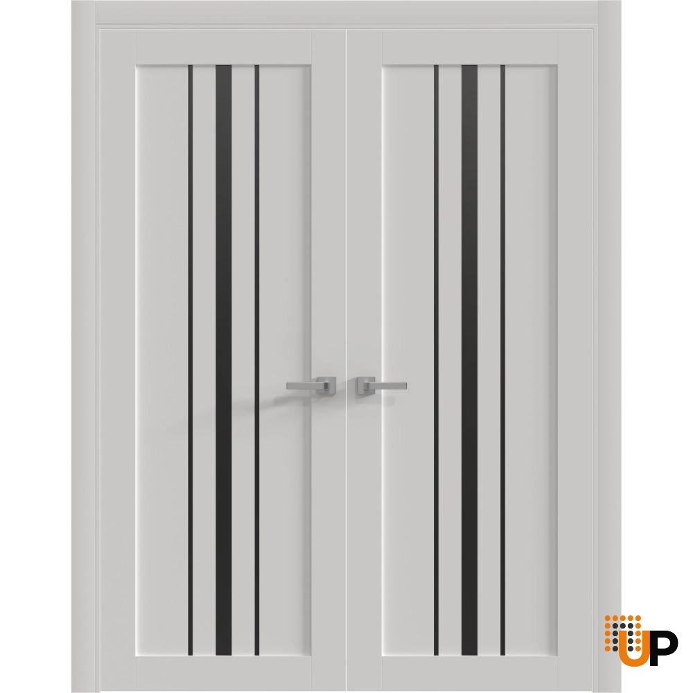 Double solid core interior swing double door | Basic 4903 White | 36 x 80 photo#1