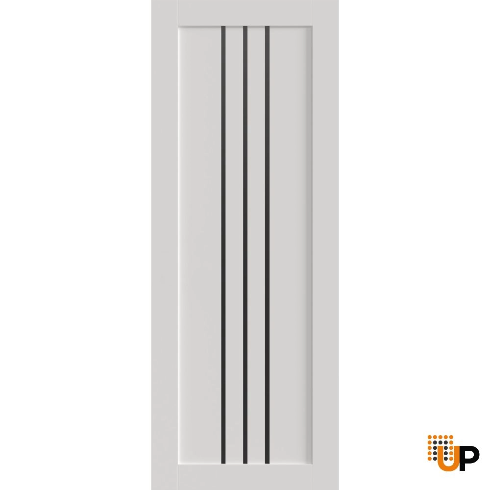Single solid core interior door slab | Basic 4906 White | 18 x 80 photo#1