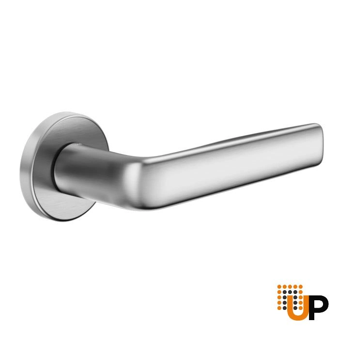 Door Euro Handle VIVA for Magnetic Lock, Satin Chrome, Passage photo#1