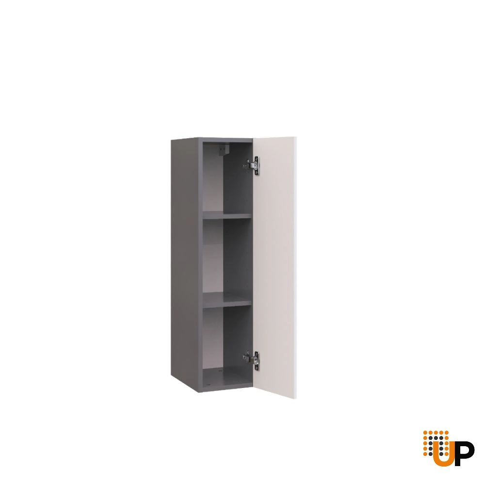 W0936 Wall Cabinet-Single Door-with White Gloss 3D door photo#2