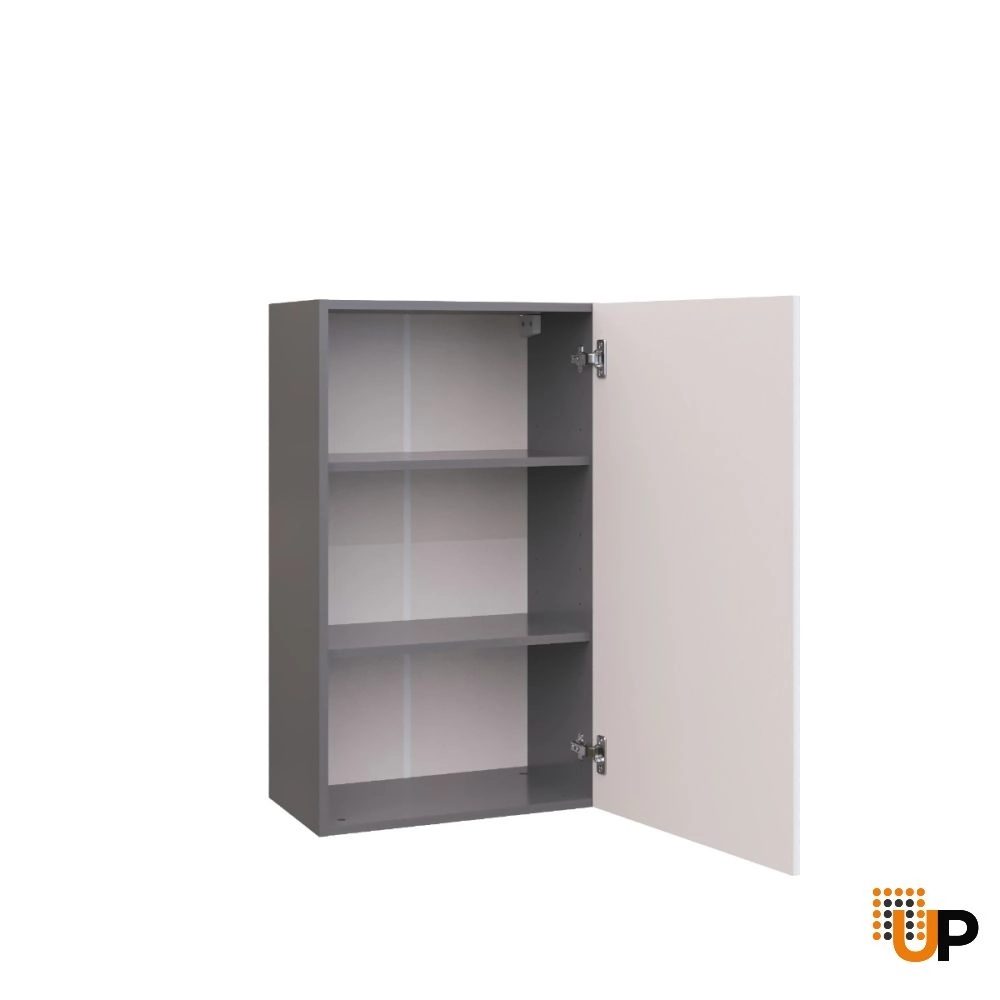 W2136 Wall Cabinet-Single Door-with White Gloss 3D door photo#2