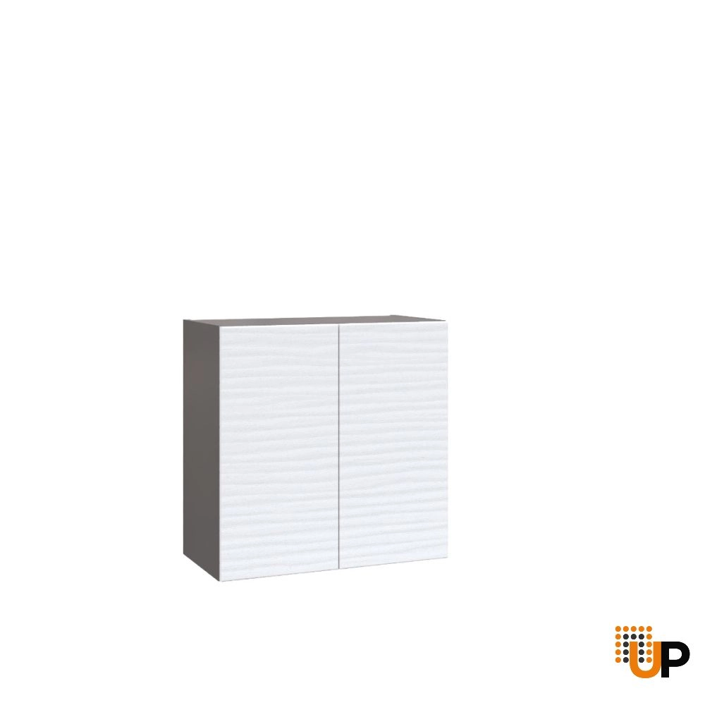 W2424-2 Wall Cabinet-Double Door-with White Gloss 3D door photo#2