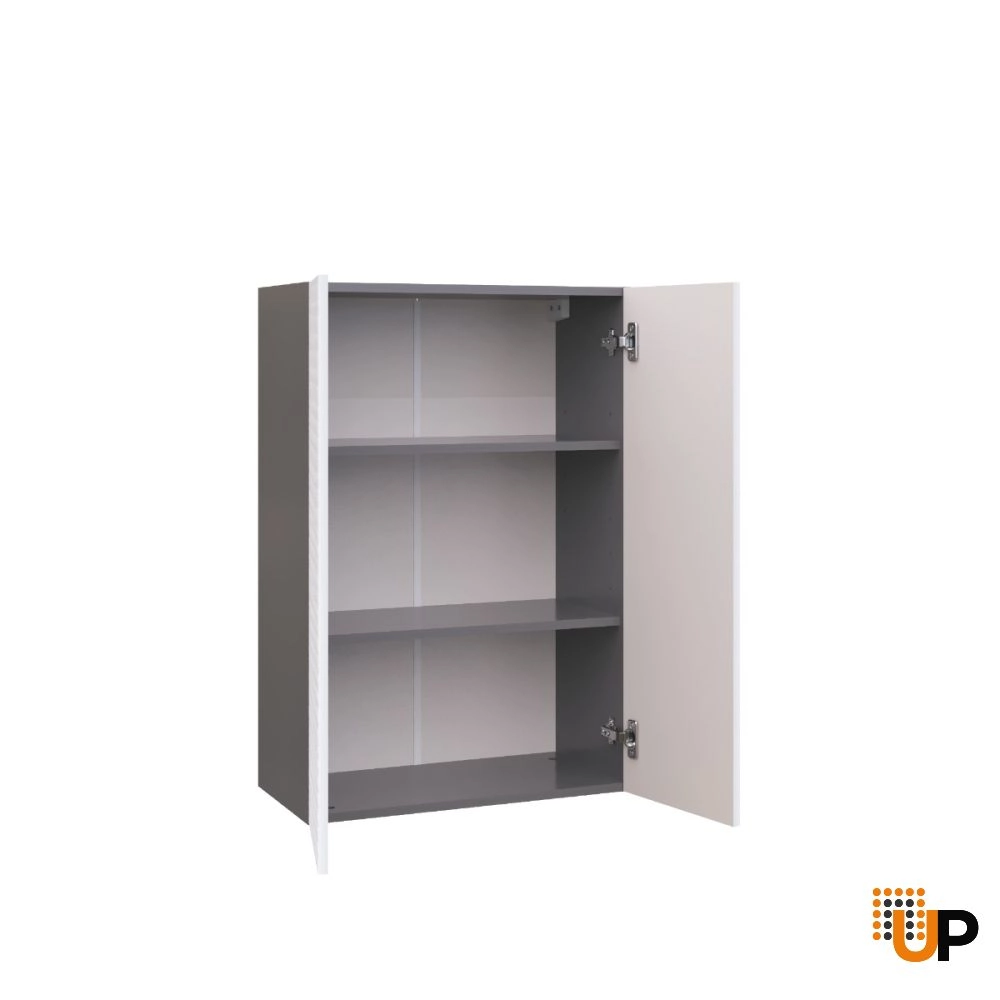 W2436-2 Wall Cabinet-Double Door-with White Gloss 3D door photo#2