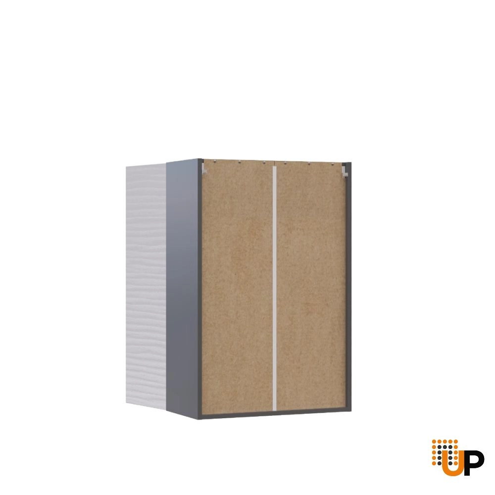 W2436-2 Wall Cabinet-Double Door-with White Gloss 3D door photo#3