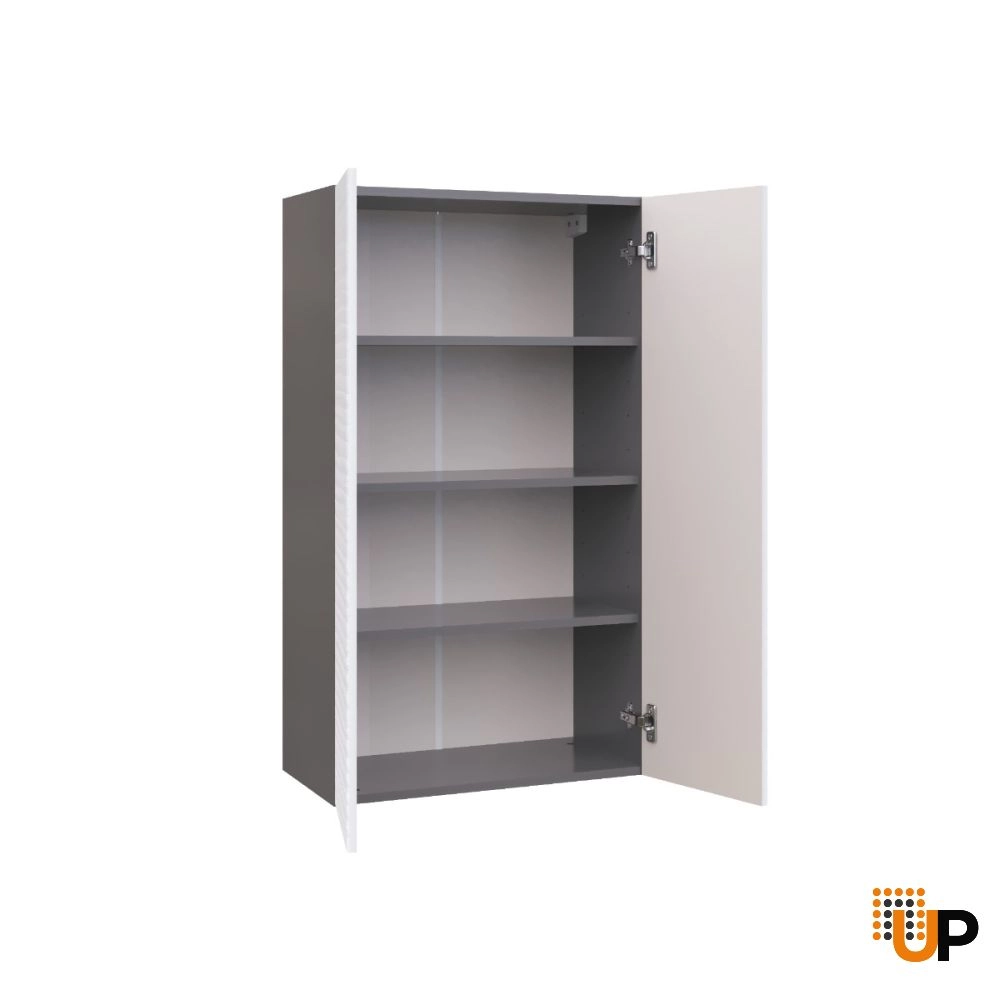 W2442-2 Wall Cabinet-Double Door-with White Gloss 3D door photo#2