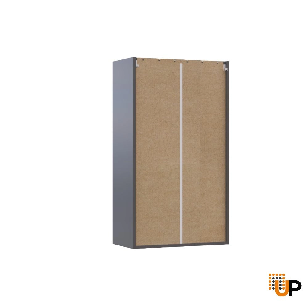 W2442-S Wall Cabinet-Single Door-with White Gloss 3D door photo#3