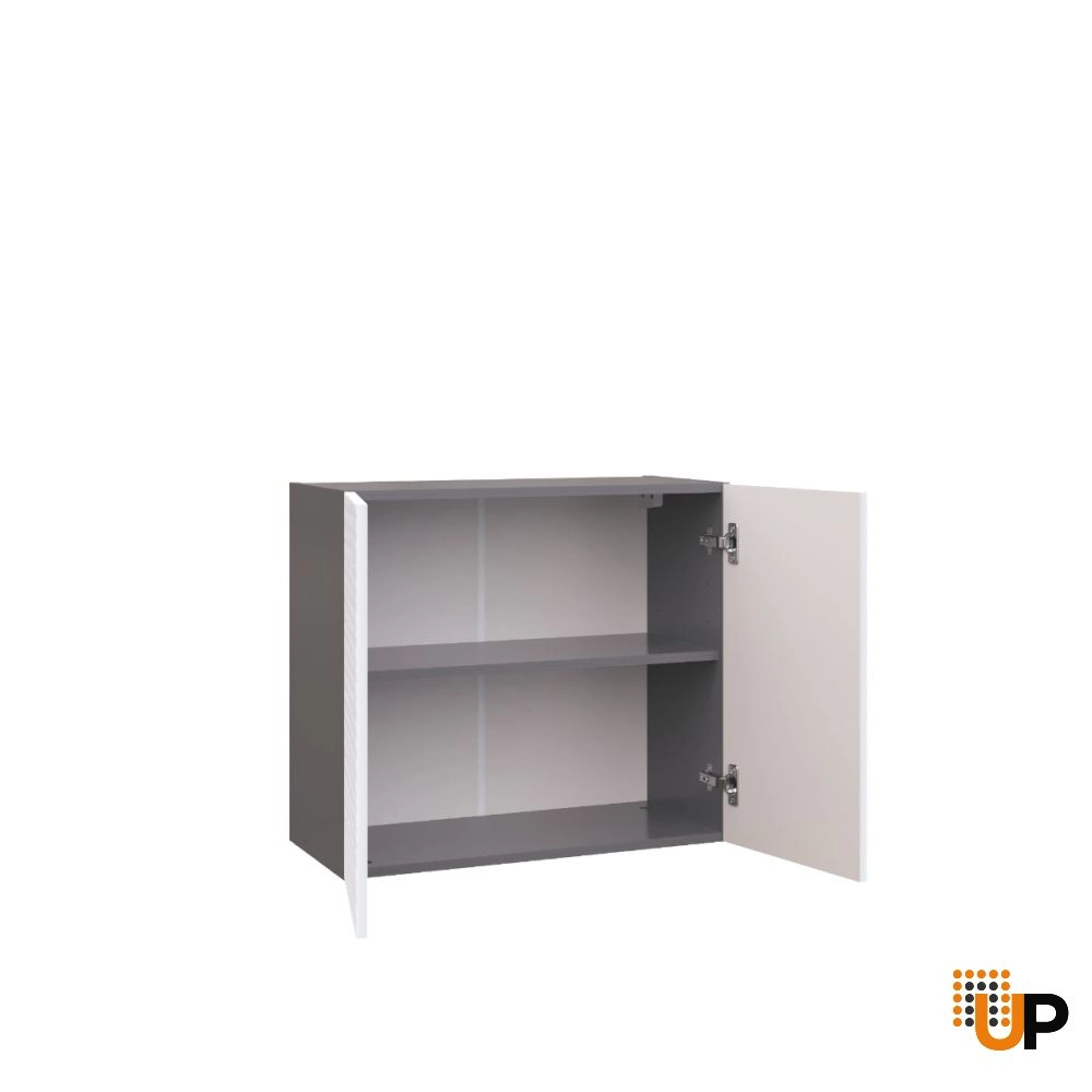 W2724 Wall Cabinet-Double Door-with White Gloss 3D door photo#2