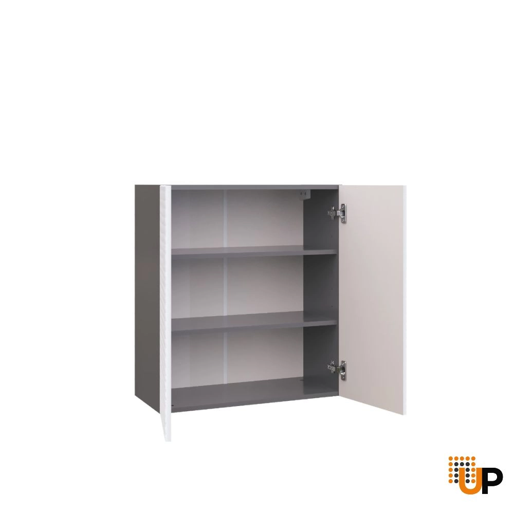 W2730 Wall Cabinet-Double Door-with White Gloss 3D door photo#2