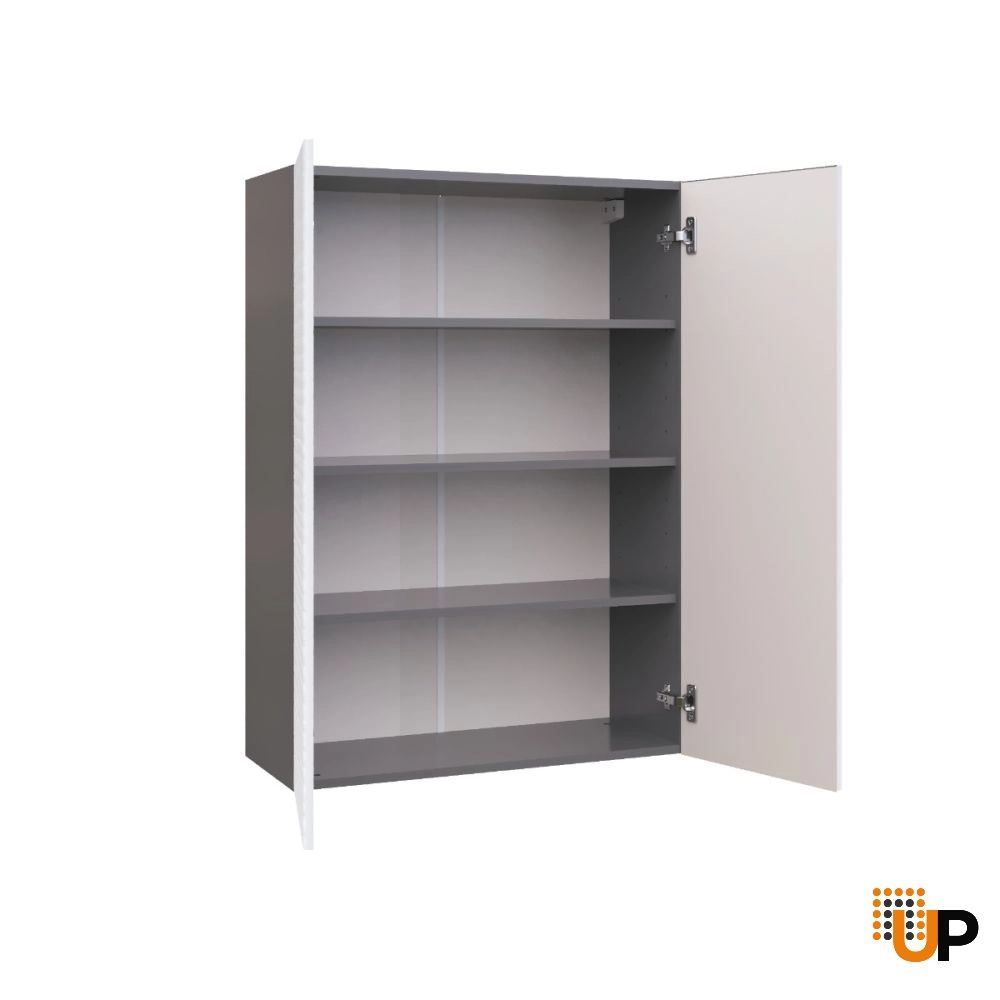 W3042 Wall Cabinet-Double Door-with White Gloss 3D door photo#2
