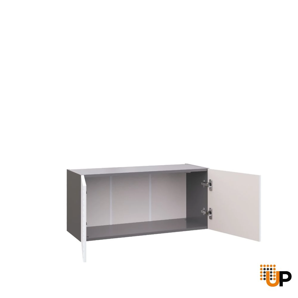 W3315 Wall Cabinet-Double Door-with White Gloss 3D door photo#2