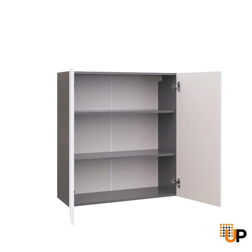 W3336 Wall Cabinet-Double Door-with White Gloss 3D door photo#2