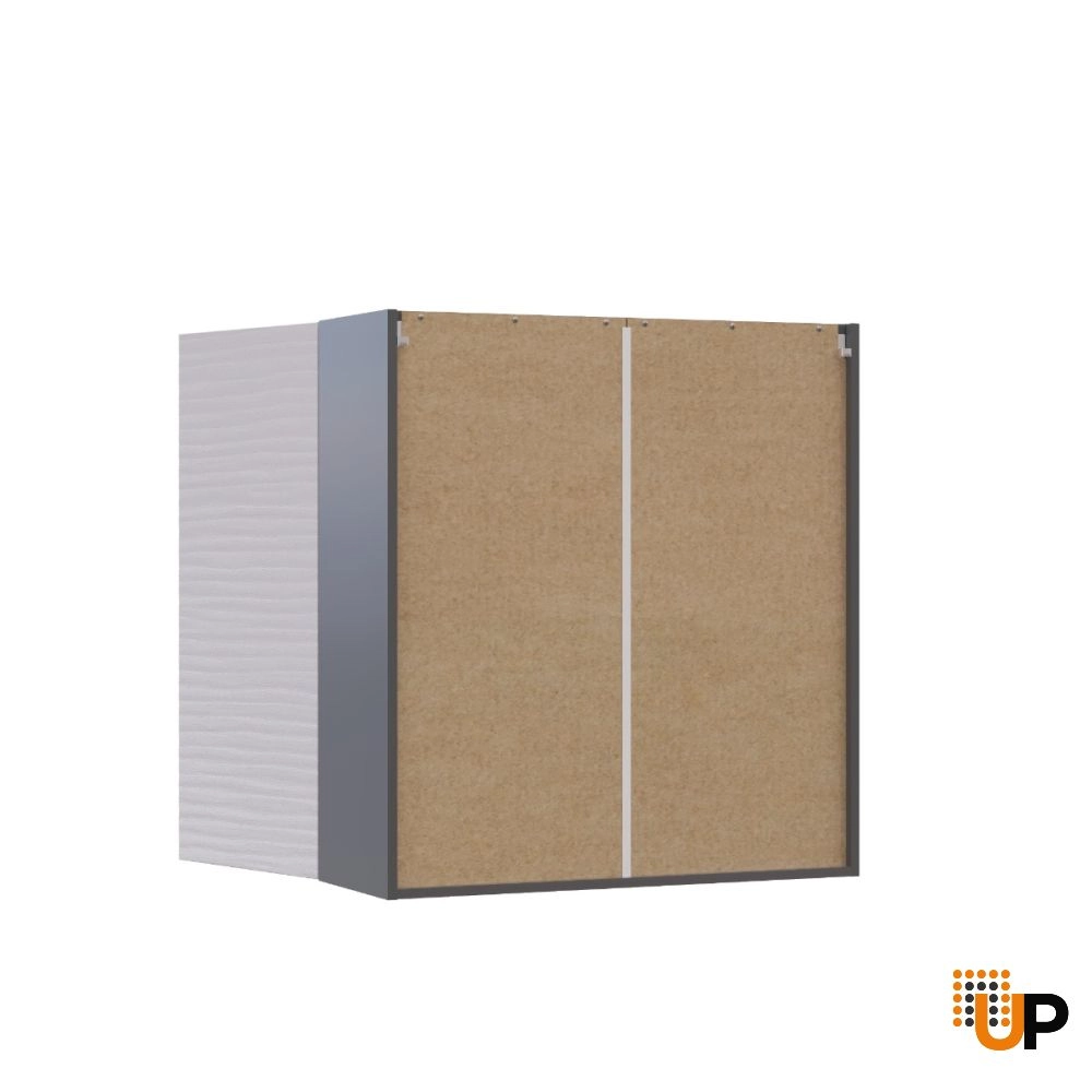 W3336 Wall Cabinet-Double Door-with White Gloss 3D door photo#3
