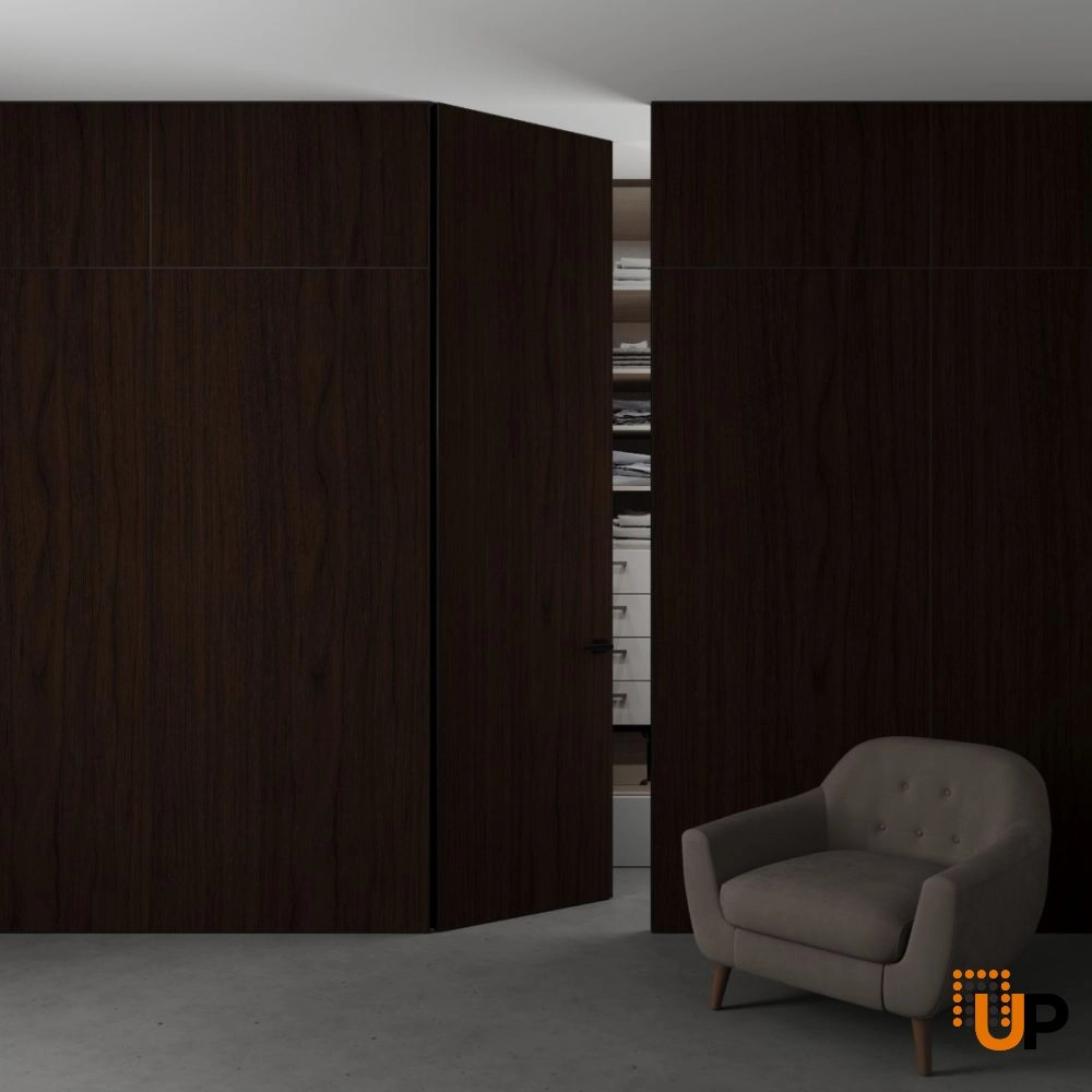 Wall Wood Panel Decorative Noce 40"x98" photo#1