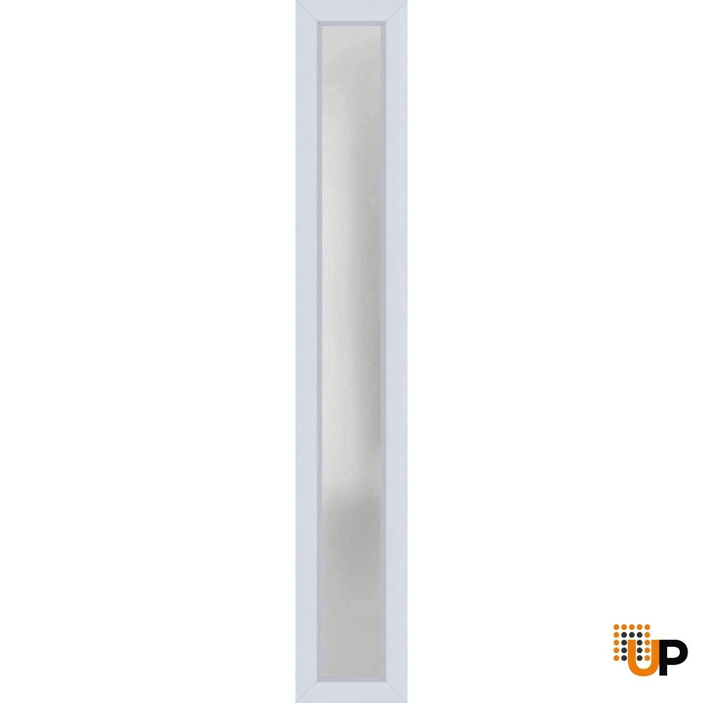 Metal-Plastic Side Lite for Entry Door White-16" x 82" photo#1