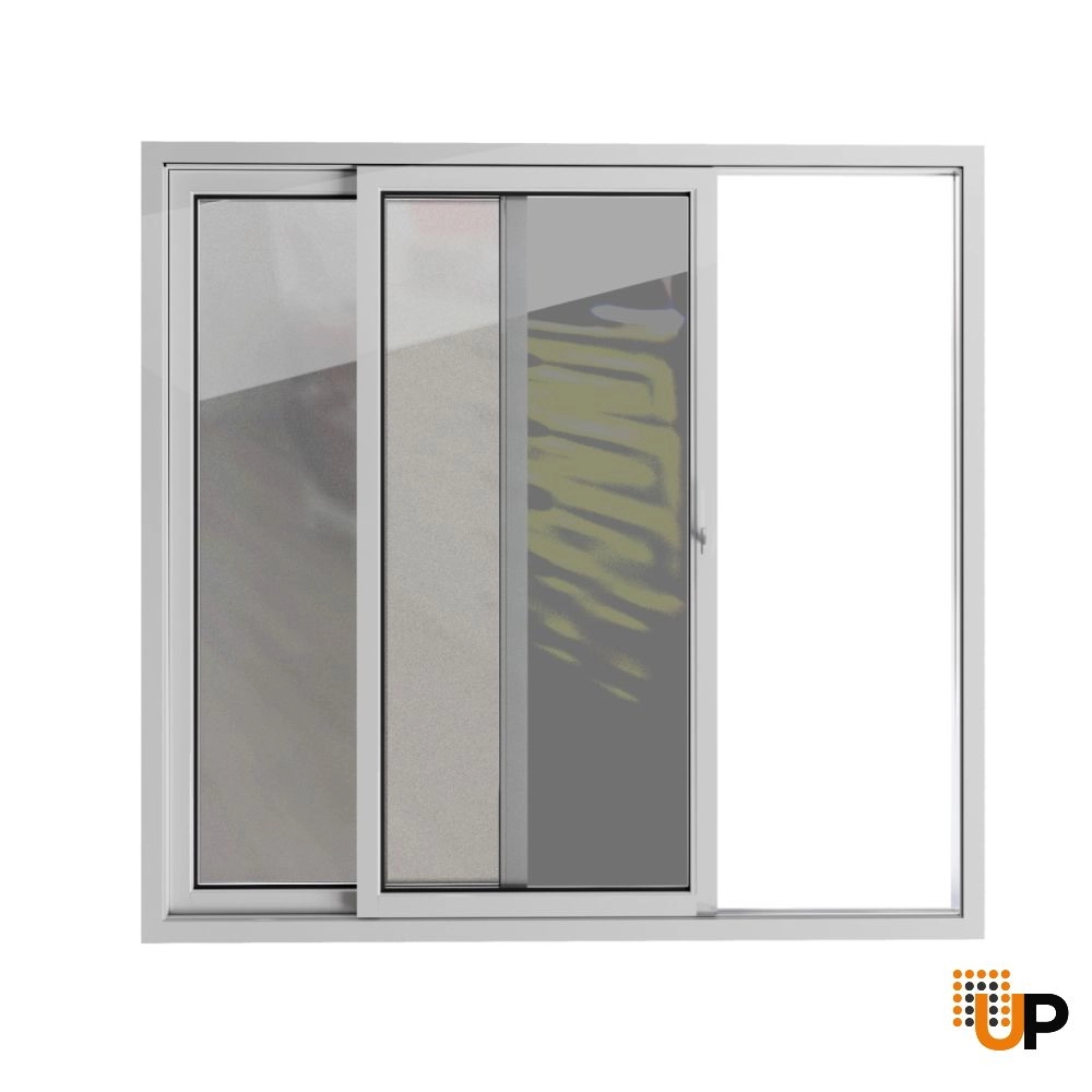 sliding Metal-plastic french exterior door with tempered | Patio 8166 White | 72 x 80 photo#2