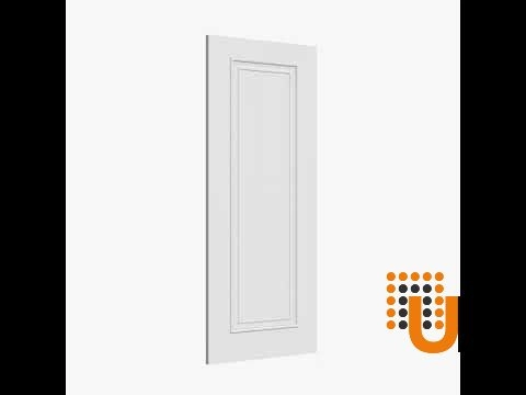 2 folding panels solid wood with honeycomb sliding interior bi-fold door | Royal 9811 White | 36 x 80 photo#4