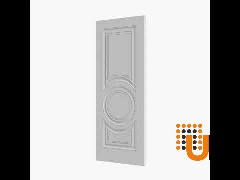 4 folding panels solid wood with honeycomb sliding interior bi-fold double door | Royal 9855 White | 72 x 80 photo#4
