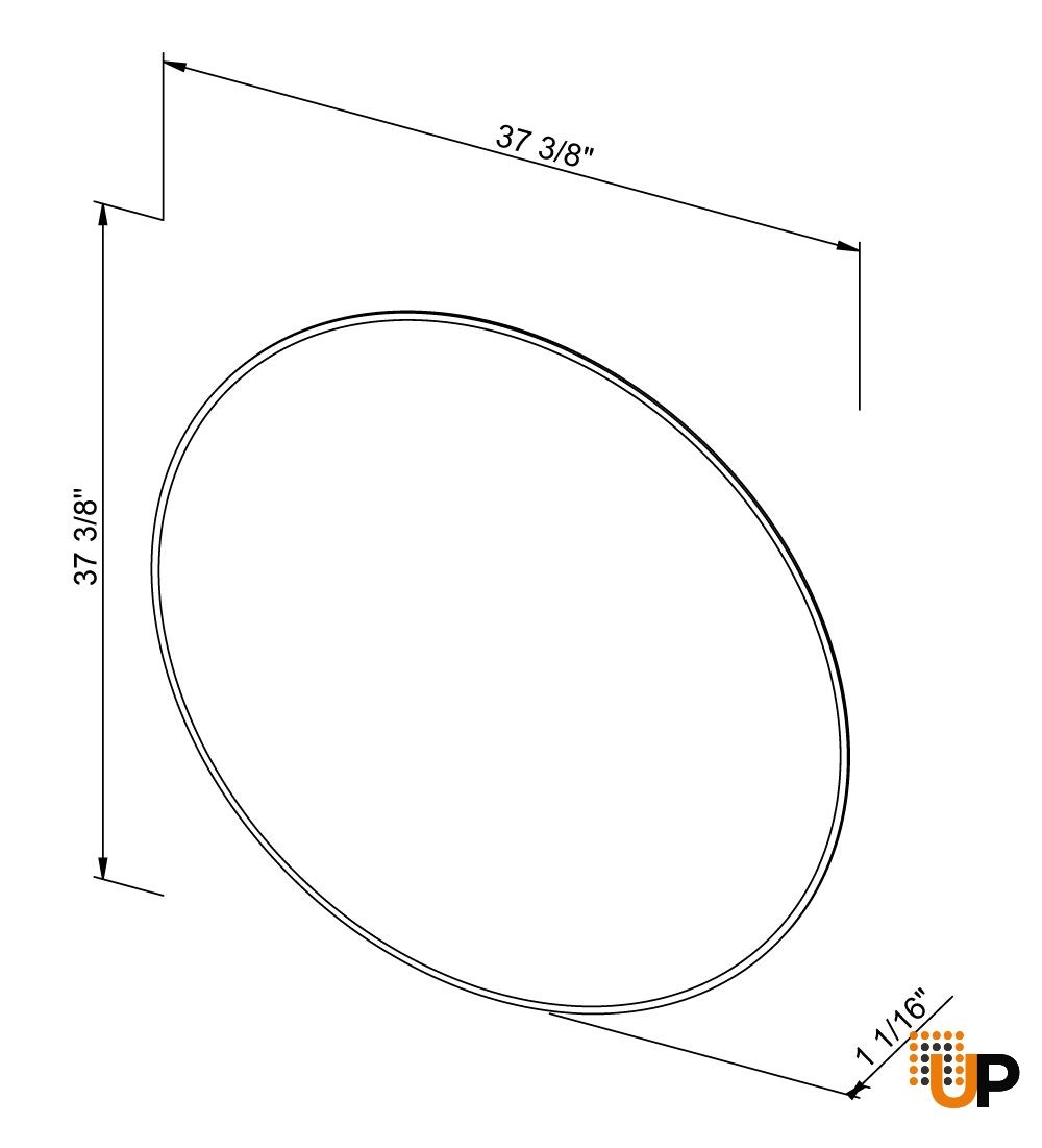 LED Mirror For Bath Vanity Della Collection - 38" photo#7