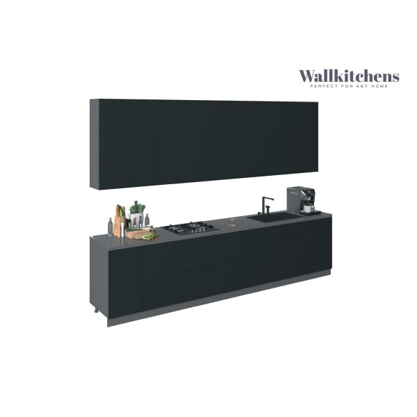 Kitchen Elite Epicure Collection Black Color Base Size 11Ft Wide