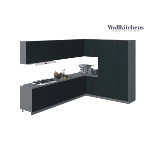 Kitchen Timeless Collection Black Color Base Size 12Ft Wide