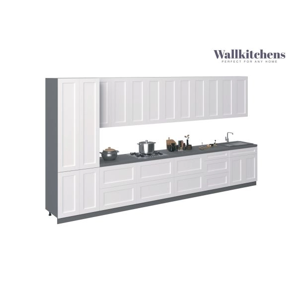 Kitchen Celestial Collection White Matte Color Base Size 15Ft Wide