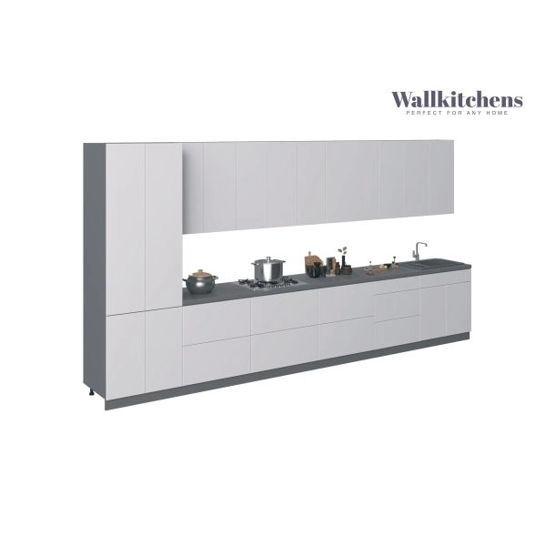 Kitchen Celestial Collection White Gloss Color Base Size 15Ft Wide