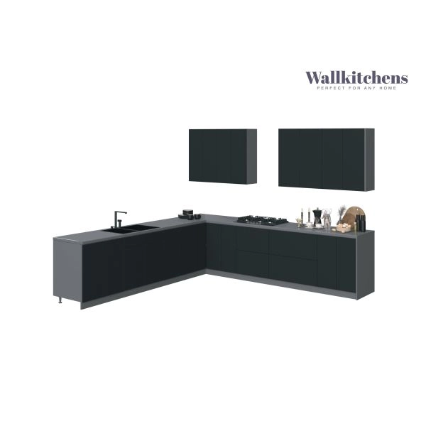 Kitchen Prodigy Collection Black Color Base Size 11Ft Wide