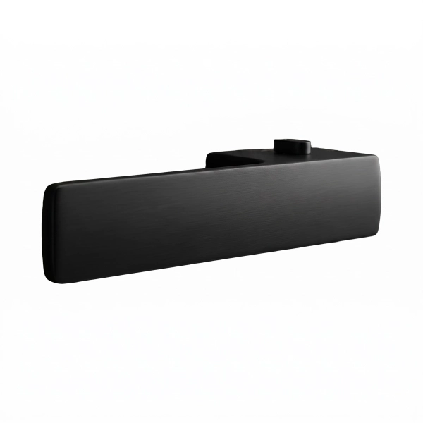 Door Euro Handle 4084 Lock, Black, Left Privacy