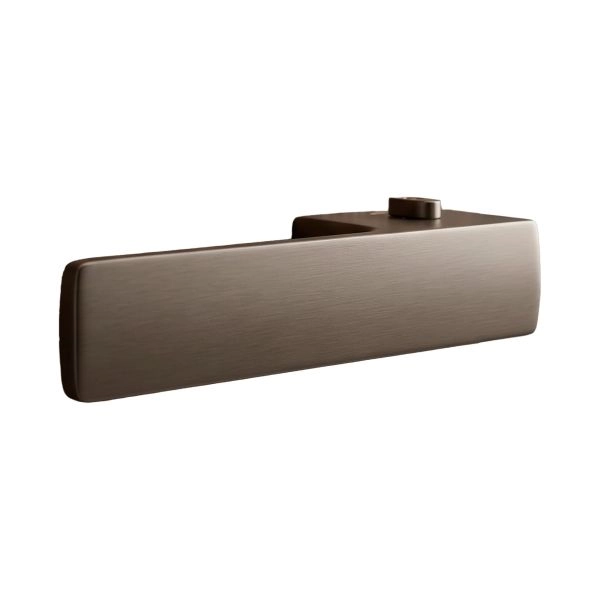 Door Euro Handle 4084 Lock, Graphite, Left Privacy