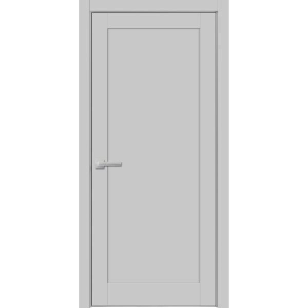 Pantry Kitchen Lite Door Hardware | Quadro 4111 Matte Grey | Single Panel Frame Trims | Bathroom Bedroom Sturdy Doors 
