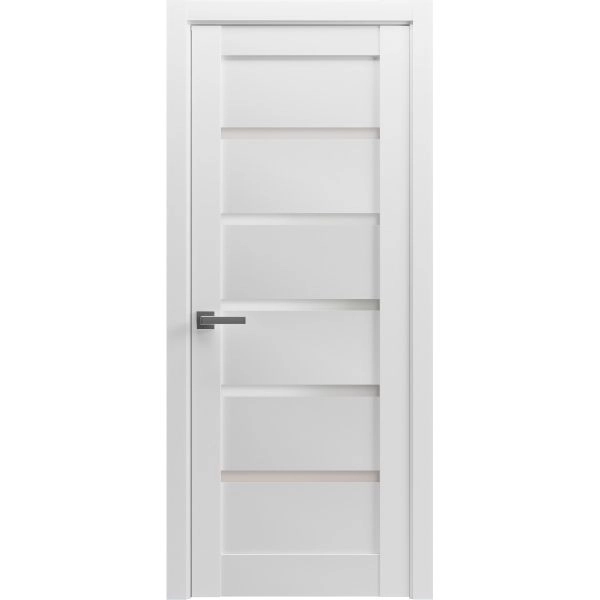  Quadro 4117 White Silk with Frosted Opaque Glass 