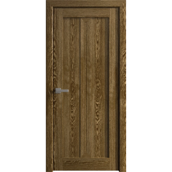 Interior Solid French Door 18 x 80 inches | Ego 5006 Marble Oak | Single Regular Panel Frame Handle | Bathroom Bedroom Modern Doors